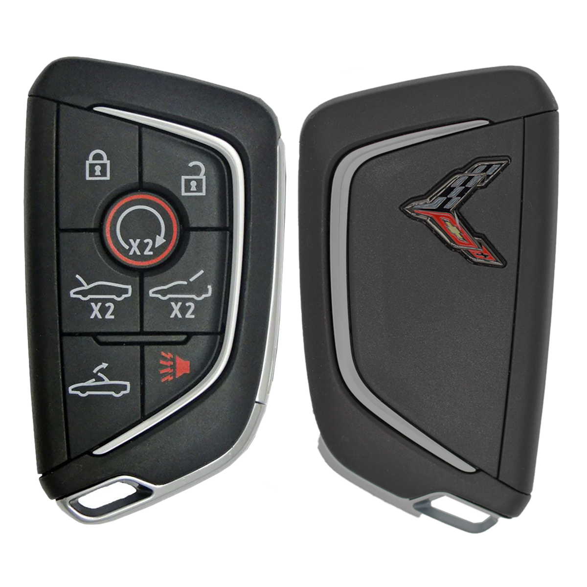 2022 Chevrolet Corvette Smart Remote Key Fob 7B w Trunk Hood Convertible Top Remote Start FCC YG0G20TB1 PN 13554501