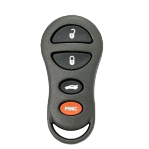 2003 Chrysler 300 Keyless Entry Remote Key Fob 4B w Trunk FCC GQ43VT17T PN 04602260