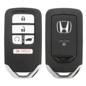 2019 Honda Passport Smart Remote Key Fob 5B w Remote Start Power Liftgate Driver 1 FCC KR5T4X PN 72147-TG7-AA1