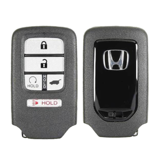 2020 Honda Civic Smart Remote Key Fob 5B w Hatch Remote Start WO Power Liftgate FCC KR5V2X V44 No Memory PN 72147-TG7-A11