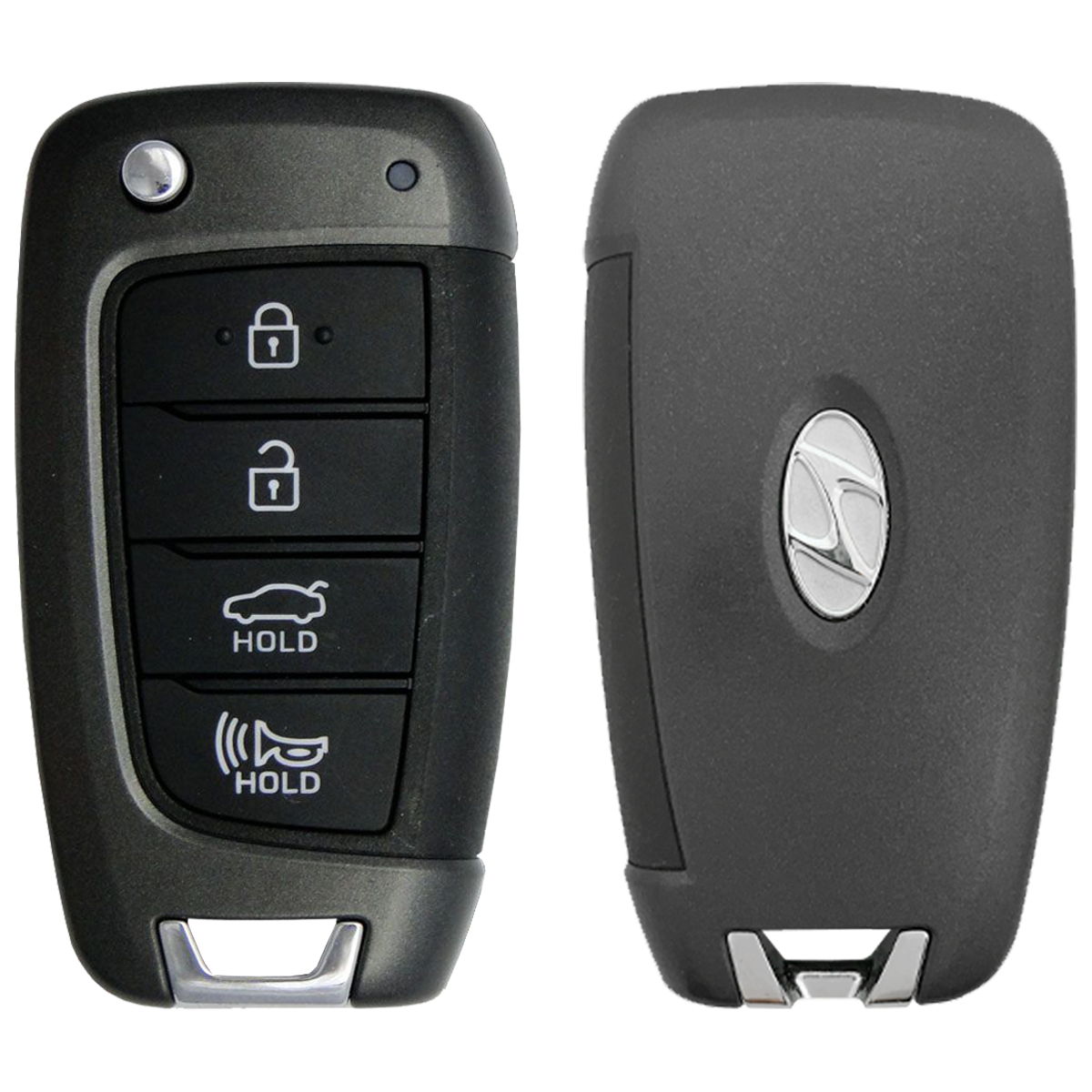 2020 Hyundai Accent Remote Flip Key Fob 4B w Trunk FCC NYOSYEC4TX1707 PN 95430-J0700
