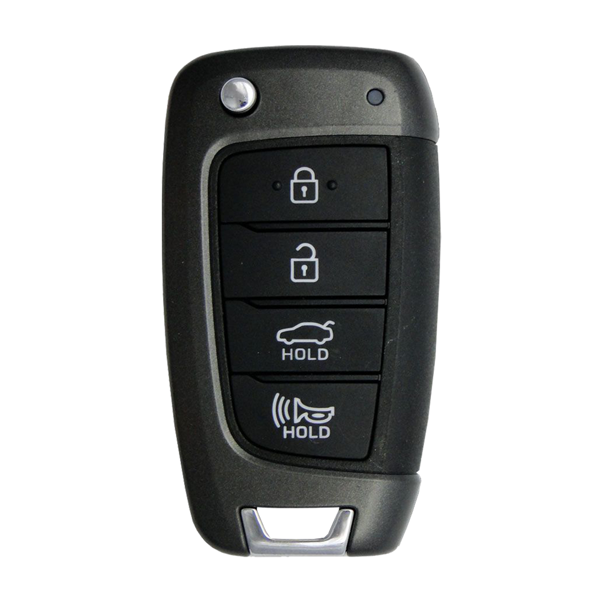 2020 Hyundai Accent Remote Flip Key Fob 4B w Trunk FCC NYOSYEC4TX1707 PN 95430-J0700 - Image 2
