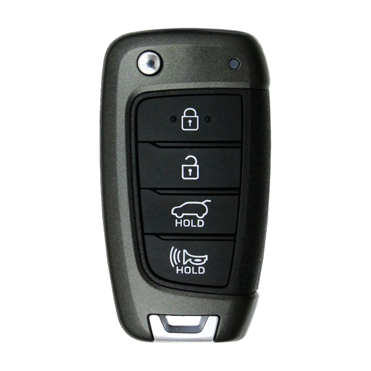 2018 Hyundai Santa Fe Remote Flip Key Fob 4B w Hatch FCC TQ8-RKE-4F39 PN 95430-S2100 - Image 2