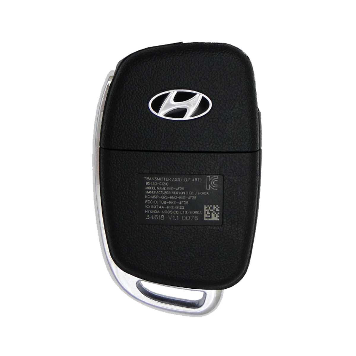 2020 Hyundai Sonata Remote Flip Key Fob 4B w Trunk FCC TQ8-RKE-4F25 PN 95430-C1210 - Image 3