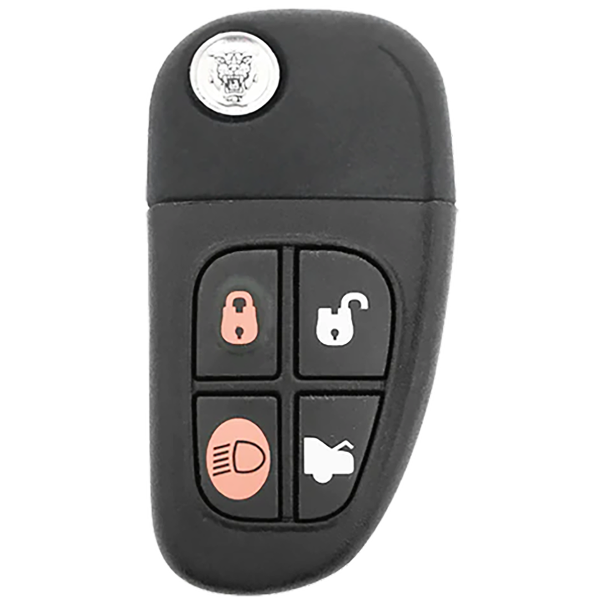2002 Jaguar X-Type Remote Flip Key Fob 4B w Trunk FCC NHVWB1U241 PN 1X43-15K601-AE