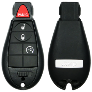 2019 Jeep Cherokee Fobik Remote Key Fob 4B w Remote Start FCC GQ4-53T PN 68105083AG