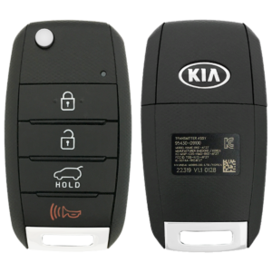 2018 Kia Sportage Remote Flip Key Fob 4B w Hatch FCC TQ8-RKE-4F27 PN 95430-D9100