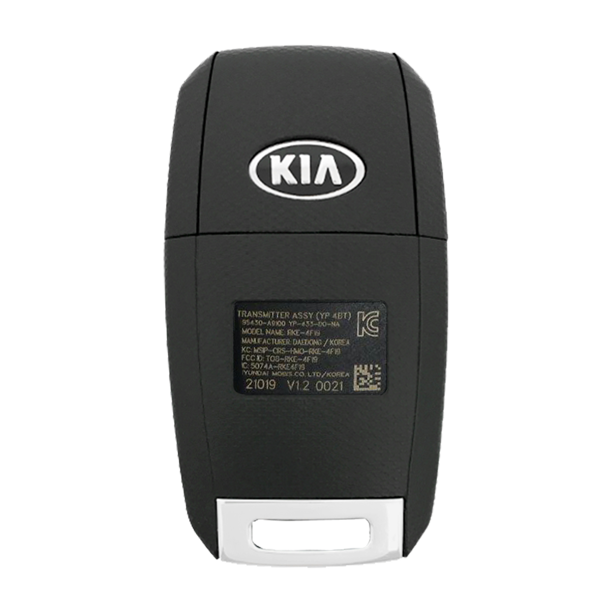 2018 Kia Sedona Remote Flip Key Fob 4B w Hatch FCC TQ8-RKE-4F19 PN 95430-A9100 - Image 3