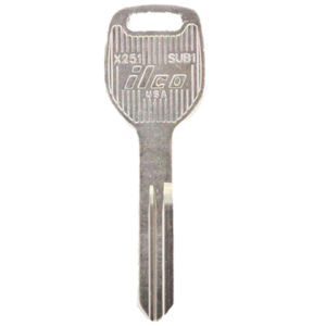 1999 Subaru Forester Mechanical Key Blank PN SUB1 X251