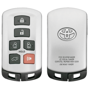 2018 Toyota Sienna Smart Remote Key Fob 6B w Trunk Sliding Doors FCC HYQ14ADR PN 89904-08010