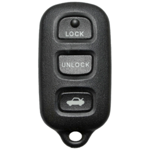 2002 Toyota Solara Keyless Entry Remote Key Fob 4B w Trunk FCC GQ43VT14T PN 89742-AA030